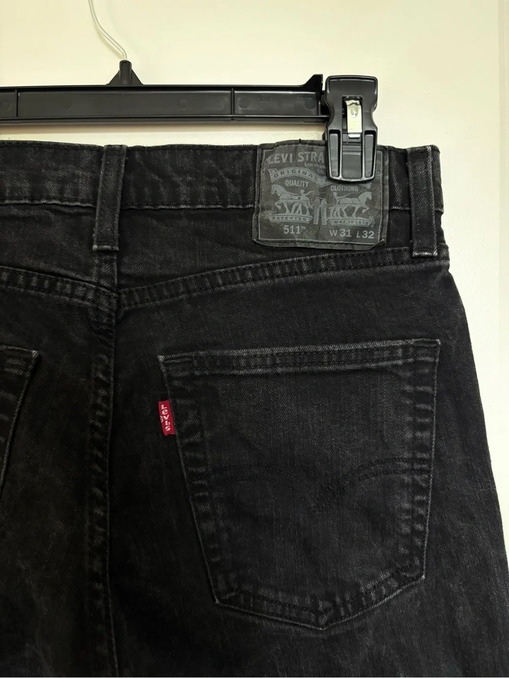 Levi’s 511 Slim Fit Jeans Men’s W31 L32 Black Denim Pants